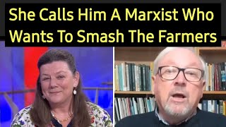 Her Heated Debate with A Marxist Professor Who Hates Farmers [upl. by Bush]