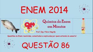 Como o vinagre remove odor de peixe Resolução Enem 2014 questão 86 [upl. by Assilak]