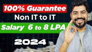 Get 100 guaranteed shift from Non IT to IT by 2024 No Coding No Experience Salary 6 LPA [upl. by Cattier813]