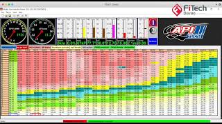 APITech ECU tuning 101 Video 2  MAP vs RPM tuning using Datalogger [upl. by Euphemie757]