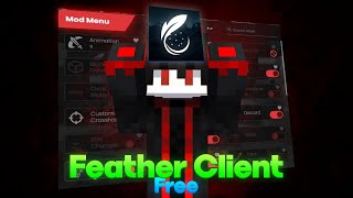 How to play cracked FEATHER client for FREE  Always Working [upl. by Docilla]