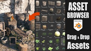 How To Use The Asset Library in Blender Free Asset Packs [upl. by Noedig]