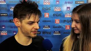 Interviews nach dem Spiel Dresdner Eislöwen vs EHC Freiburg  03012018 [upl. by Lisle813]