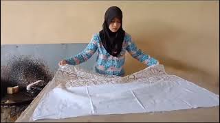 VIDEO PROSES PEMBUATAN BATIK CAP SMA NEGERI 1 SOKARAJA [upl. by Willem]