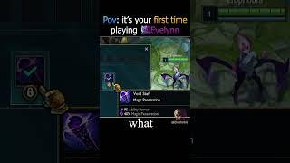 Evelynn Voice Lines are Something Else leagueoflegends leagueoflegendsmemes lolmemes gaming [upl. by Ybbil108]