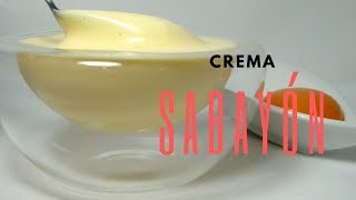 Crema SABAYÓN super facil [upl. by Anderson933]