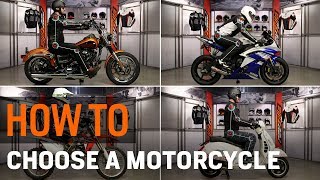 Motorcycle Types for Beginners  How to Choose at RevZillacom [upl. by Oicirtap]