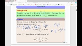 Lecture 61  Lagrange Interpolation Modulo P [upl. by Dey]