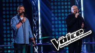 Lars Sollie vs Olaves Fiskum  The Boy With The Bubblegun  The Voice Norge 2017  Duell [upl. by Aleunam449]