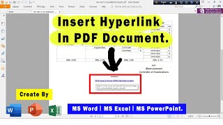 How to Add Hyperlink In PDF Document [upl. by Syl176]