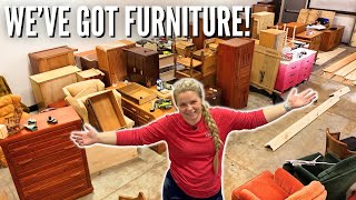 MOVING 100 PIECES OF FURNITURE  Opening a Flipping Storefront EP 8 [upl. by Trudie]