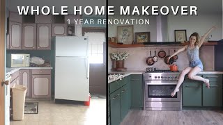 Whole Home Makeover  1 Year Transformation House Remodel [upl. by Elleraj]