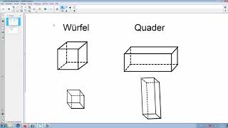 Klassen 5 Würfelnetz und Quadernetz [upl. by Llenyaj978]