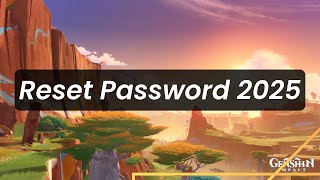 How to reset your password in genshin impact  2025 [upl. by Ayatahs]