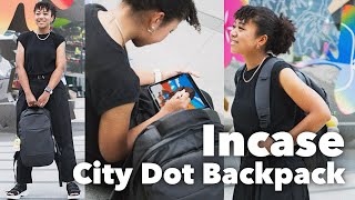 【iPadに最高のリュック✨】Incase City Dot Backpack [upl. by Enilorak]