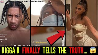 Digga D cgm Tells The Truth About Relationship With Tennessee After Getting Pressured By Fan 😱 [upl. by Ettevy24]