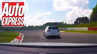 Ride the Nurburgring with recordbreaking Golf GTI Clubsport S [upl. by Ilac639]