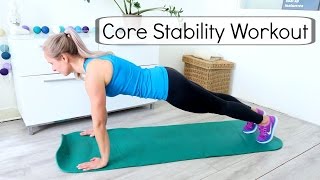 Core Stability Workout  10 minuten rug en buikspieroefeningen [upl. by Aneala]