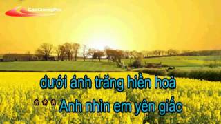 Chuc em ngu ngon KaraokeNgo Kien Huy ft Thanh Thaomp4 [upl. by Kerat]