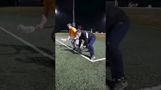 Baseball Player Tries Lacrosse For the First Time… shorts [upl. by Sanalda]