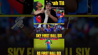 First ball first six 😱😍 india suryakumaryadav abhisheksharma sanjusamsun indvssa cricket ipl [upl. by Schach]