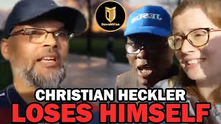 Dishonest Christian Woman Gets Her Belief Shattered  Hashim  Speakers Corner [upl. by Donnenfeld396]