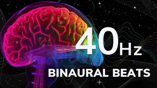 40 Hz Binaural Beats Concentration for Studying Super Intelligence Music improves memory [upl. by Celestina]