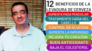 12 BENEFICIOS DE LA LEVADURA DE CERVEZA AUMENTA MÚSCULO MEJORA EL CORAZÓN Y EL CABELLO ANTIOXIDANTE [upl. by Immac167]