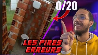 LES PIRES ERREURS DE CONSTRUCTION [upl. by Stover6]