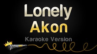 Akon  Lonely Karaoke Version [upl. by Jecoa]