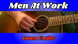 Men At Work  Down Under  FINGERSTYLE Guitar [upl. by Berman]