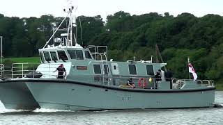 HMS Magpie Visits Kirkcudbright July 2024 [upl. by Silverts959]