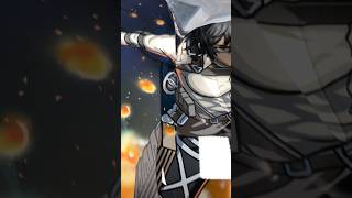 Shingeki no Kyojin Mikasa youtubecreatorcommunity animeart [upl. by Aihsyt961]