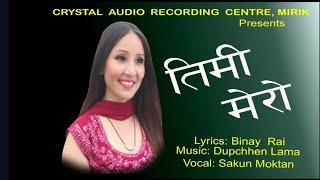 TIMI MERO  Lyrics Binay Rai Music Dupchhen Lama Vocal Sakun Moktan [upl. by Audy841]