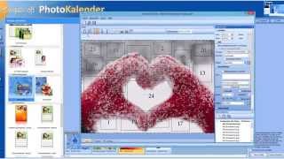 Adventskalender mit eigenen Fotos erstellen  AquaSoft PhotoKalender 3 [upl. by Terrab]