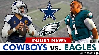 Cowboys vs Eagles Preview Prediction Injury Report Dak Prescott CeeDee Lamb  NFL Week 14 [upl. by Pownall872]