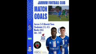 Jarrow 30 Alnwick Town MATCH GOALS 27th July 2024 [upl. by Anelaj]