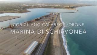 Marina di Schiavonea  Corigliano Calabro DRONE [upl. by Annoek]