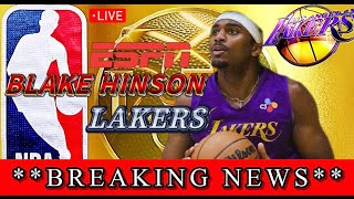 BREAKING NEWS Lakers Sign New Player Blake Hinson [upl. by Watkin]