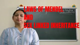 LAWS OF MENDEL AND SEX LINKED INHERITANCEEasy explanation AS PER ICSE Class 10th [upl. by Richie]