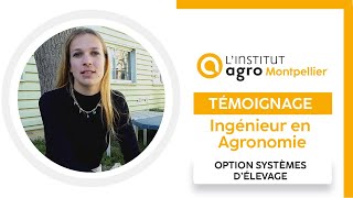 Margot témoignage Ingénieur en Agronomie option Systèmes délevage SYSTEL [upl. by Enawtna]