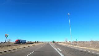 Driving from North Platte to Ogallala Nebraska  The West Begins [upl. by Habas132]