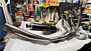 2003 Yamaha R1 project bike  part 2  full exhaust [upl. by Ladin]