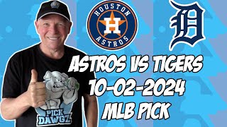 Houston Astros vs Detroit Tigers 1224 MLB Wildcard Game 2 Pick amp Prediction  MLB Betting Tips [upl. by Margret]