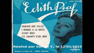 Edith PiafLes amants dun jour 1956karaoké [upl. by Anialem]