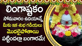 LINGASHTAKAM  Lord Shiva Telugu Bhakti Songs Lingashtakam Telugu  Devotional Songs Telugu [upl. by Tarton178]