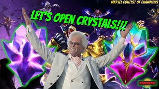 4x 7Star and Tons of Reunion Crystal Openings on MCOC Digital Shiny Prized Episode 175 [upl. by Atiuqnahs]