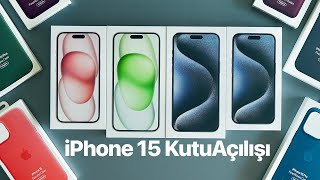 iPhone 15 Plus ve Pro Max Kutu Açılışı İlk İzlenim ve Düşüncelerim [upl. by Aniz]