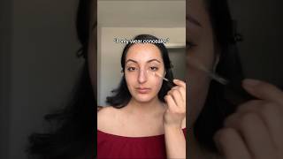 I ONLY WEAR CONCEALER shortsyoutube [upl. by Rento929]