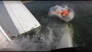 Pitchpoling a Nacra 57 Catamaran  Whoa [upl. by Boyer]